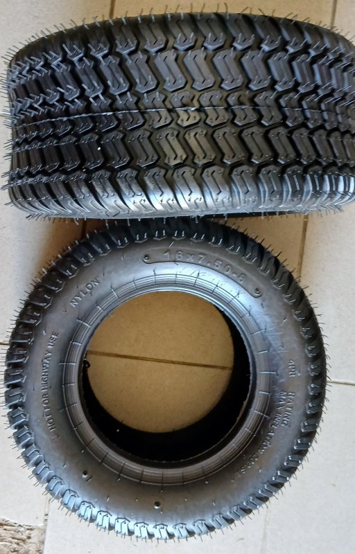 Náhradní pneu 16x7.5-8" pro ANV350, ANV 380